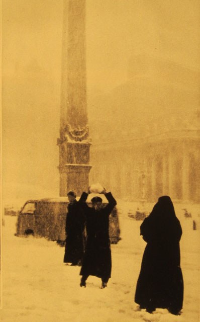 1965 S. Pietro Neve a Roma 9 febbraio