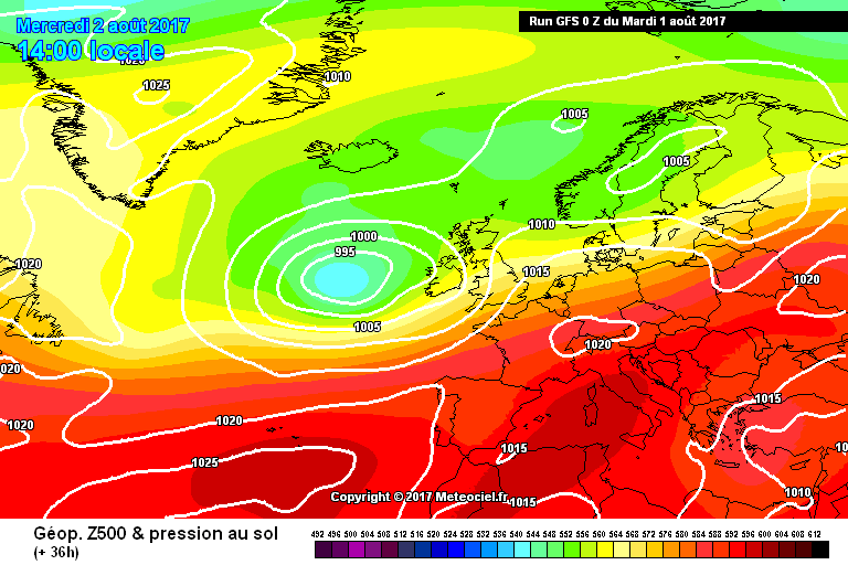 gfs 2 agosto