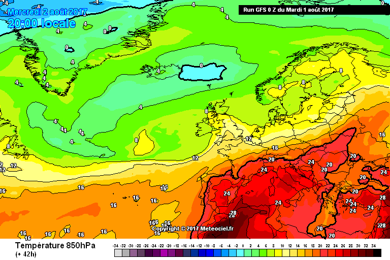 gfs 850 2 Agosto