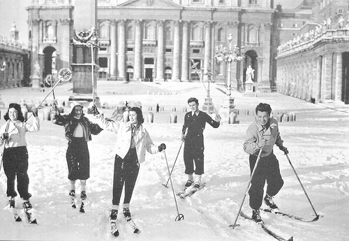 La neve a Roma nel 1956