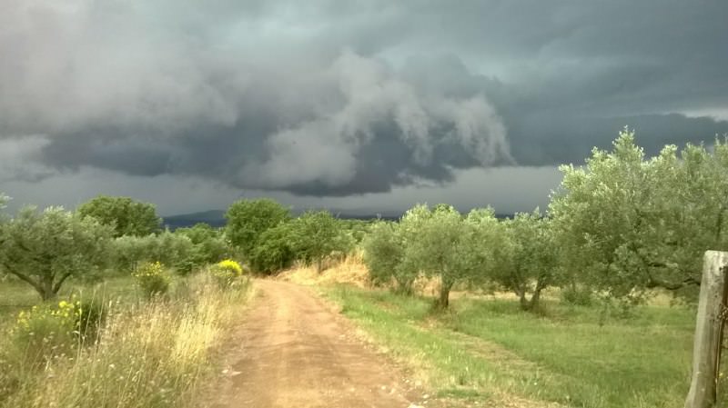 Il fortissimo temporale del 15 Giugno 2014 a Villa San Giovanni in Tuscia (VT)
